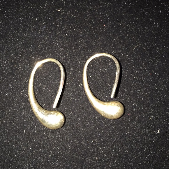 Sterling teardrop earrings - Picture 3 of 5